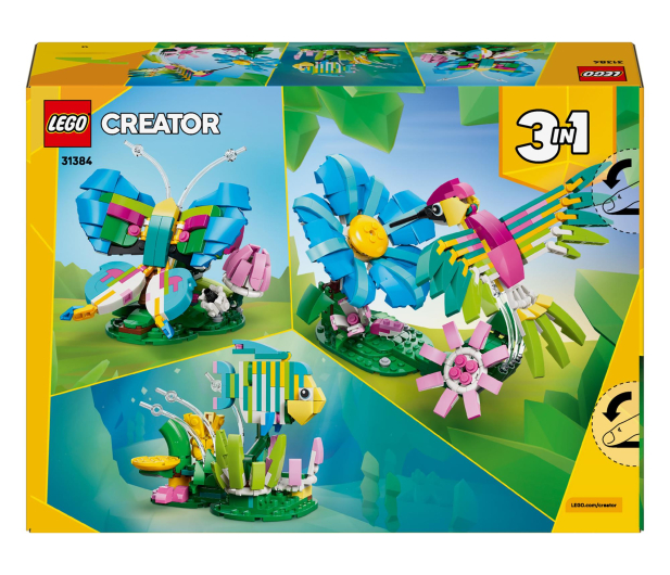 LEGO CREATOR 31384 Dzikie zwierzęta: kolorowy koliber - 1473432 - zdjęcie 9